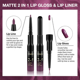 Close-up of evpct Dark Purple Plum Lip Liner tip
