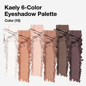 close-up of evpct eyeshadow palette shades