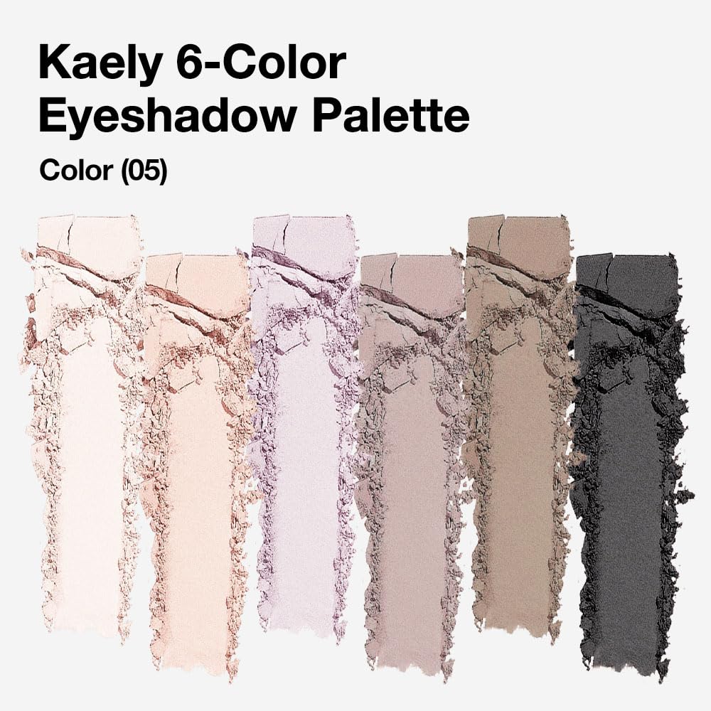Close-up of evpct Nude Smokey Eye Shadow Palette shades