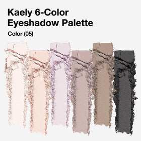 Close-up of evpct Nude Smokey Eye Shadow Palette shades