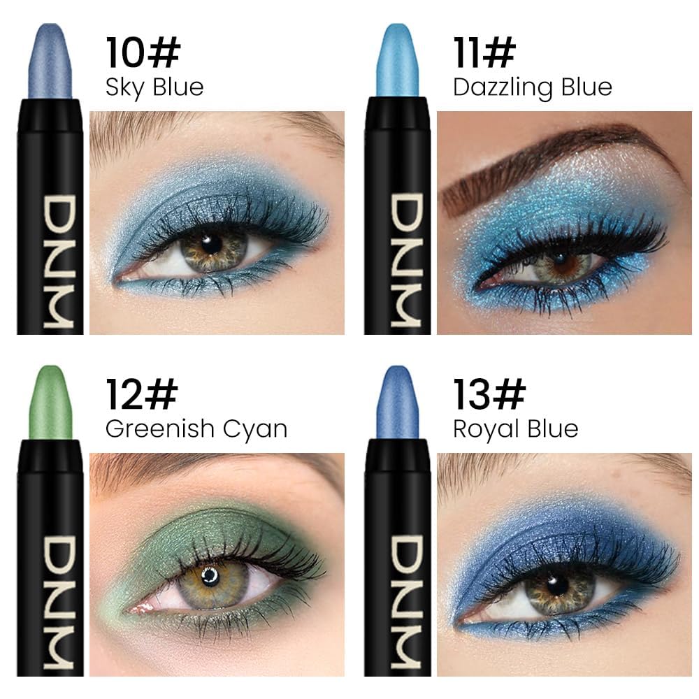 Close-up of evpct Sky Blue eyeshadow stick