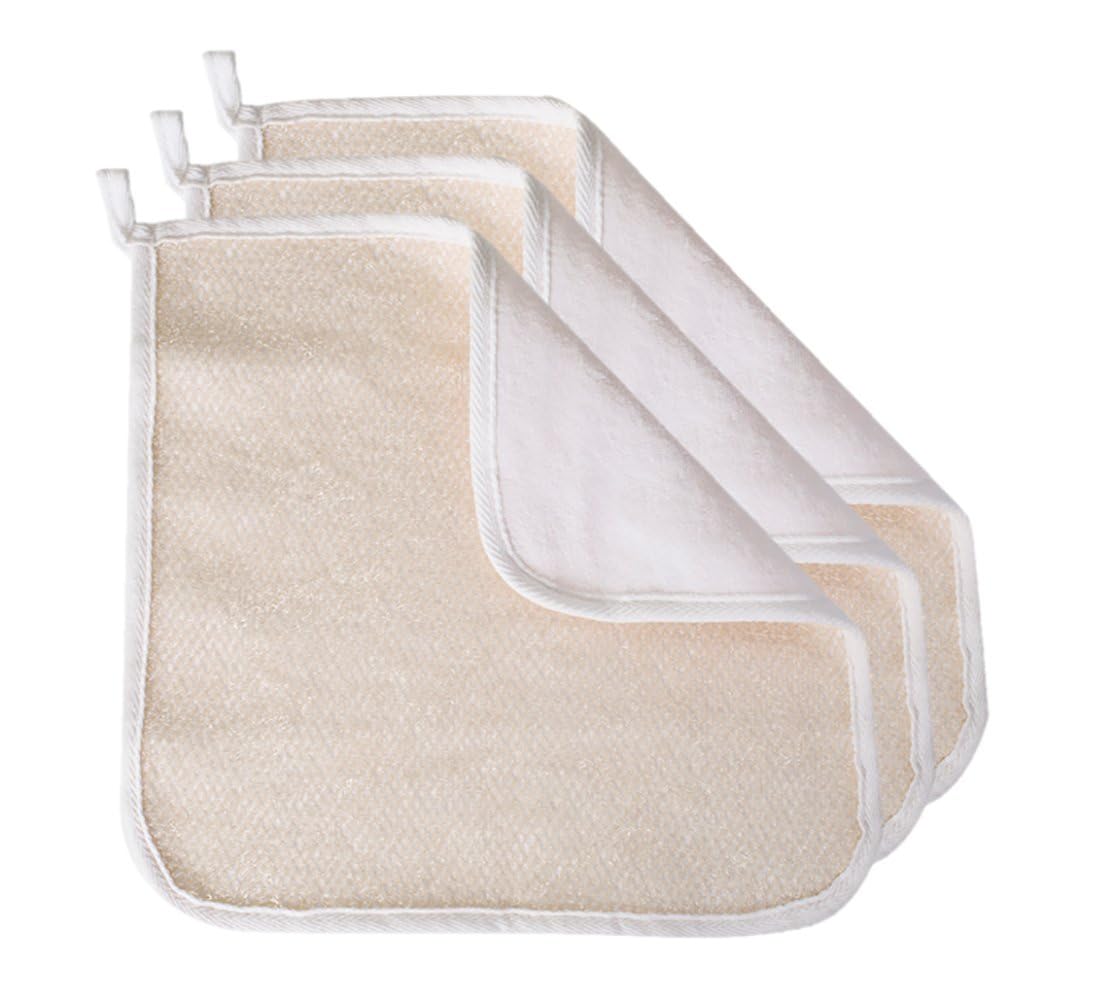 Close-up of Evriholder exfoliating washcloth textured side