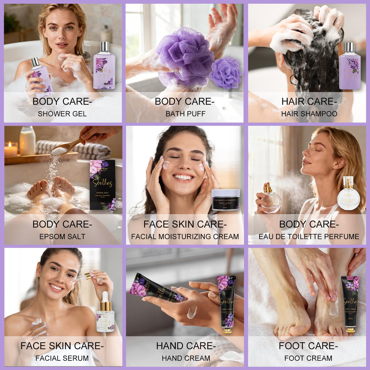 Close-up of facial moisturizing cream from Saint Roy Spa Set
