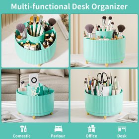 close-up of fanado makeup organizer compartments