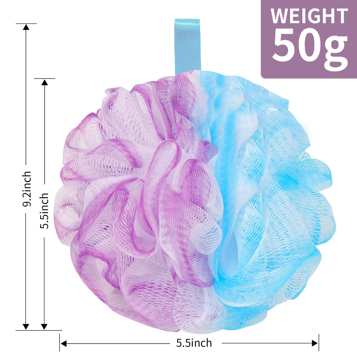 Close-up of Farmoga Bath Loofah Sponge texture