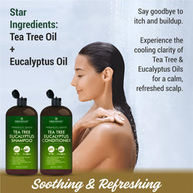 Close-up of First Botany Tea Tree & Eucalyptus Conditioner texture
