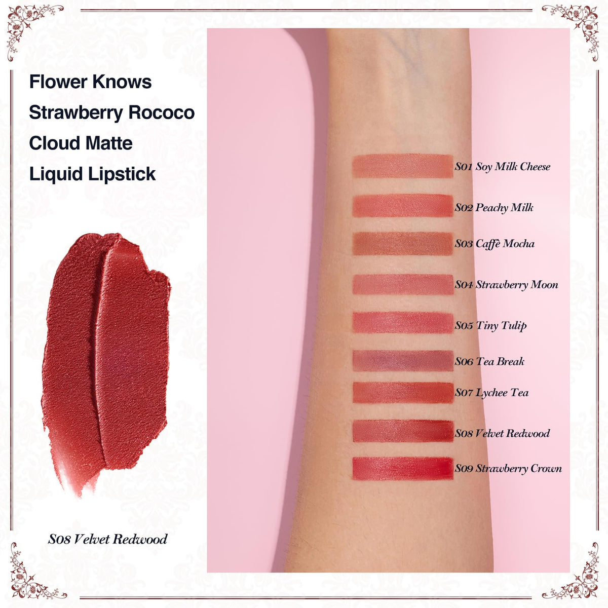 Close-up of Flower Knows Lip Cream applicator
