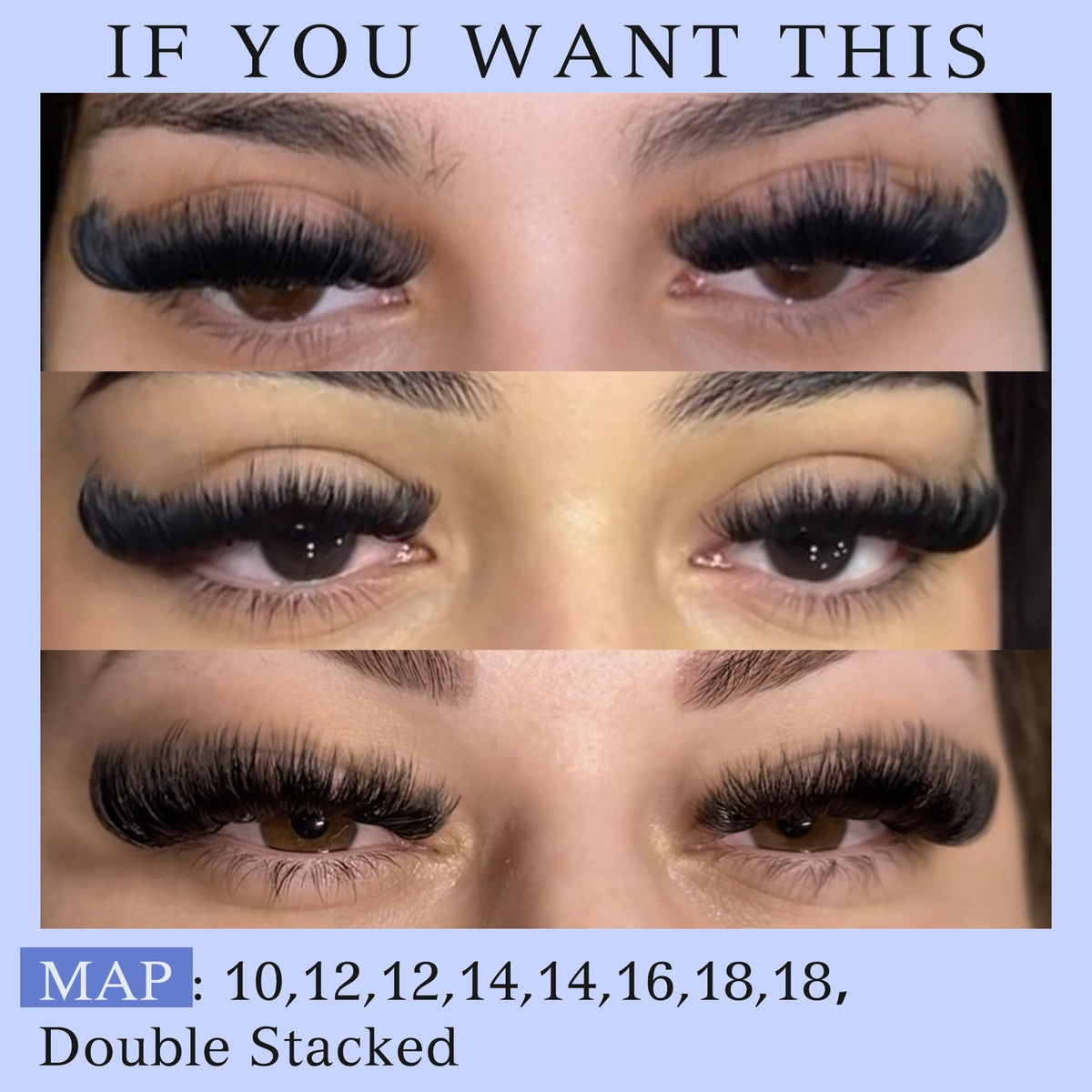 Close-up of fluffy 80D lash clusters from TOOCHUNAG