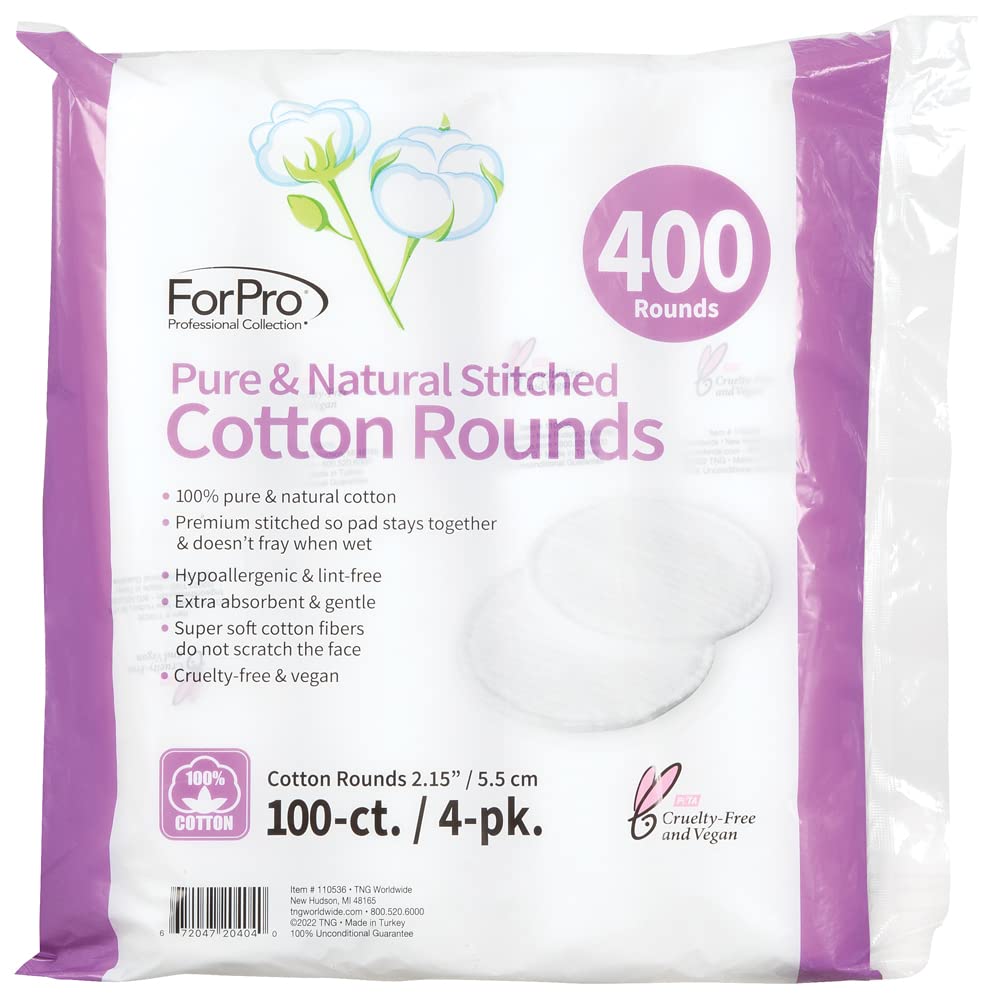 Close-up of ForPro Cotton Rounds showing texture