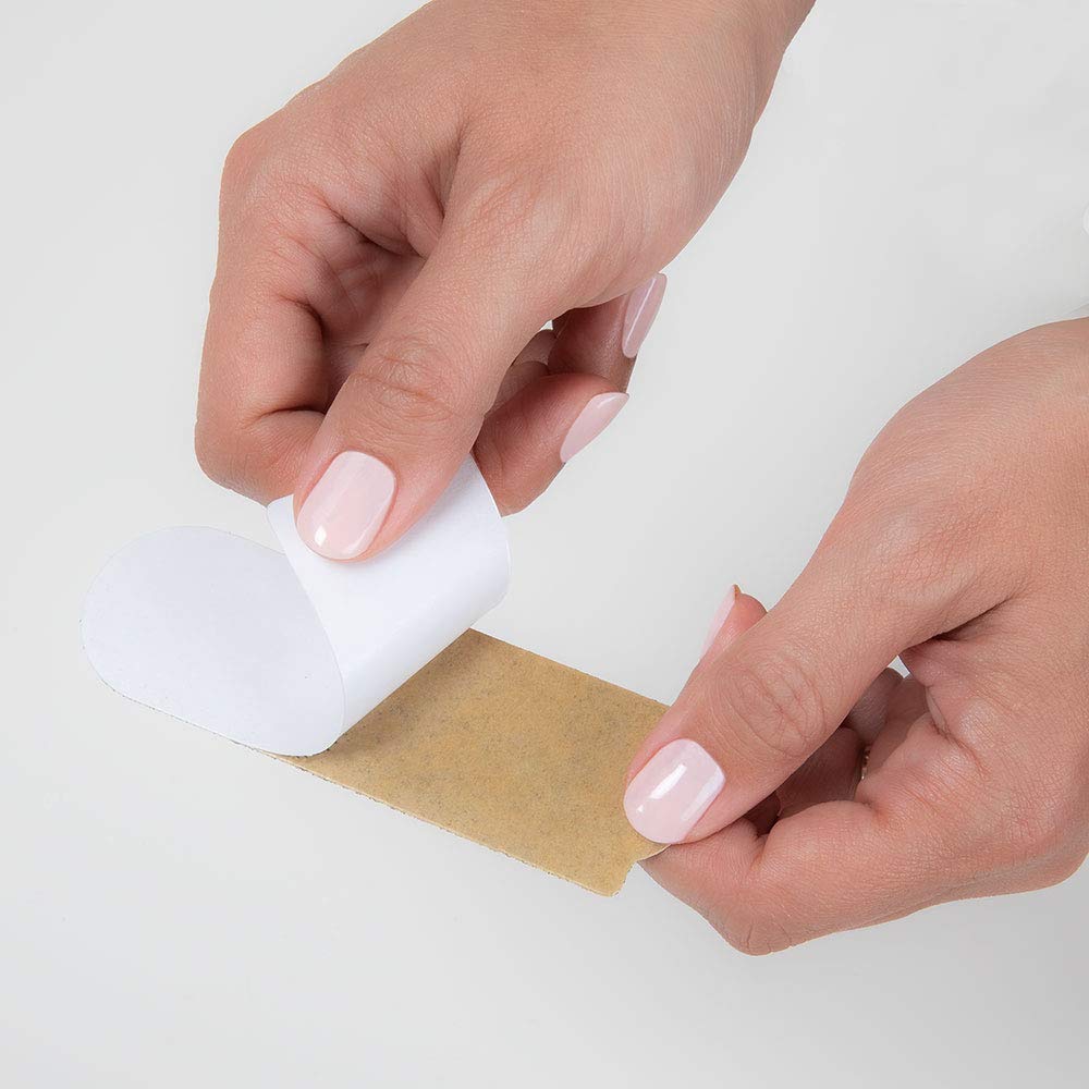 Close-up of ForPro Pedi File Refill adhesive backing