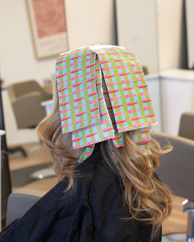 Close-up of FRAMAR Multi Color Sardine Hair Foil showing embossed texture