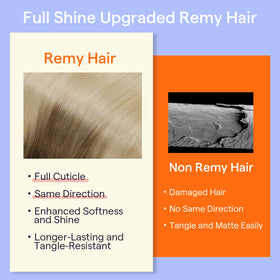 Close-up of Full Shine Light Brown to Blonde Clip in Hair Extensions clips