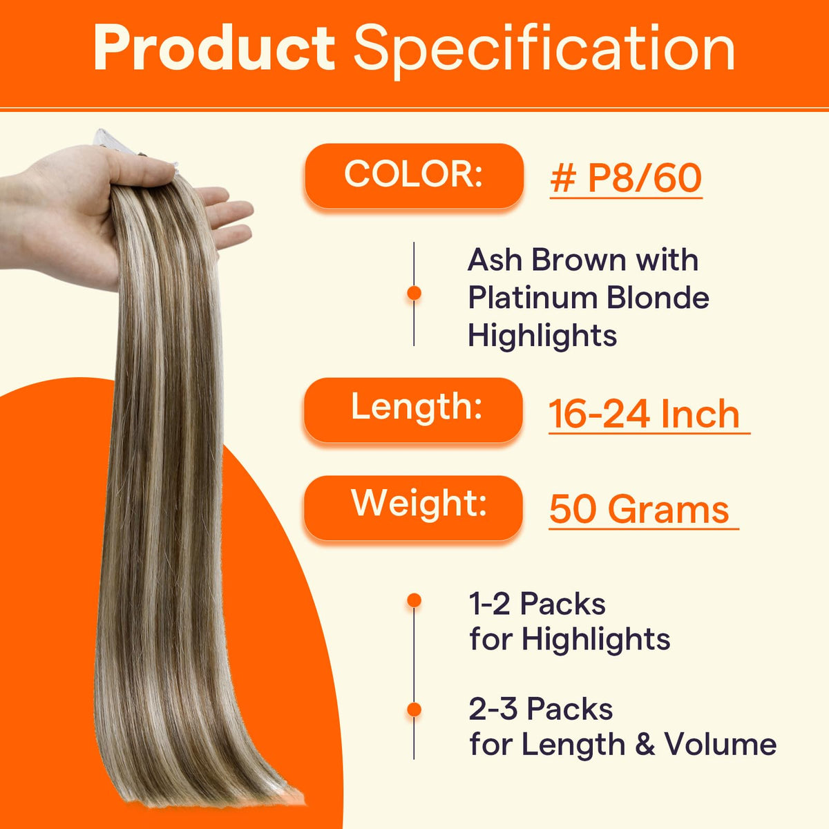 Close-up of Full Shine Micro Link hair extensions showing micro beads