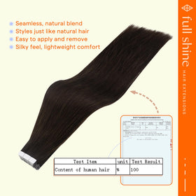Close-up of Full Shine Tape in Hair Extensions tape