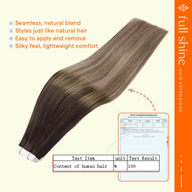 Close-up of Full Shine Tape in Hair Extensions tape