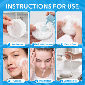 Close-up of GAINWELL facial sponge texture