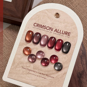 Close-up of GAOY Burgundy Brown Gel Nail Polish