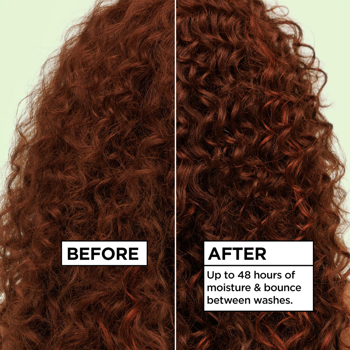 Close-up of Garnier Curl Refresher ingredients list