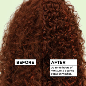 Close-up of Garnier Curl Refresher ingredients list