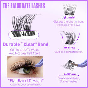 Close-up of Geeneiya waterproof lash bond and seal glue