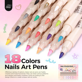 Close-up of GELLAKTIK 0.7mm fine tip nail art pen