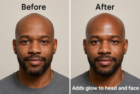 Close-up of Generic Bald Head Balm texture