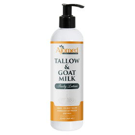 Close-up of Generic Tallow & Goat Milk Body Lotion texture