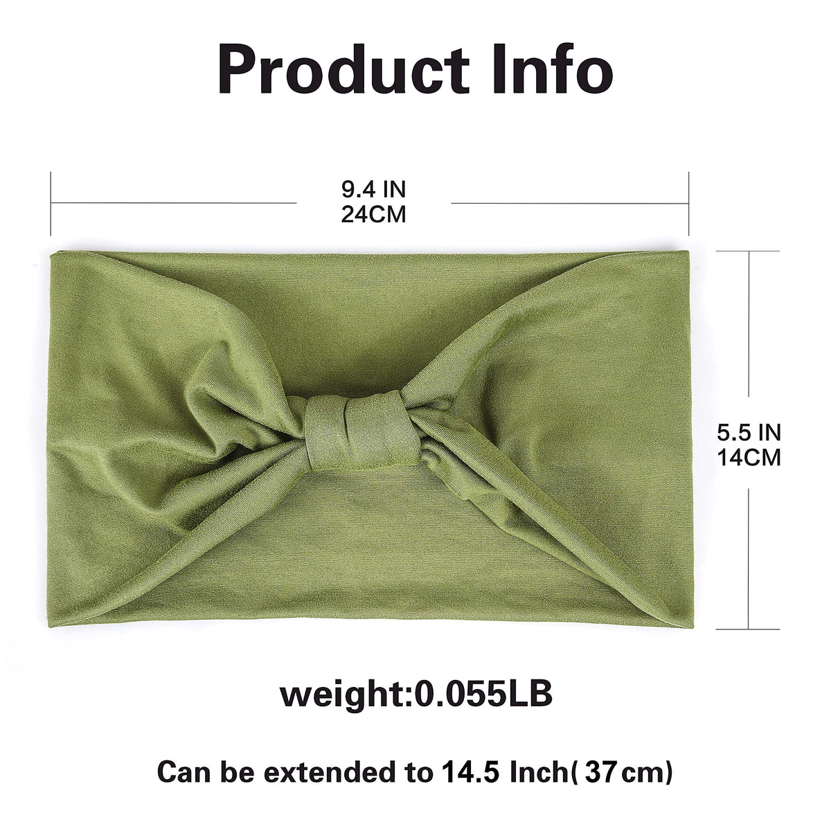 Close-up of GiLi headband showing soft cotton material
