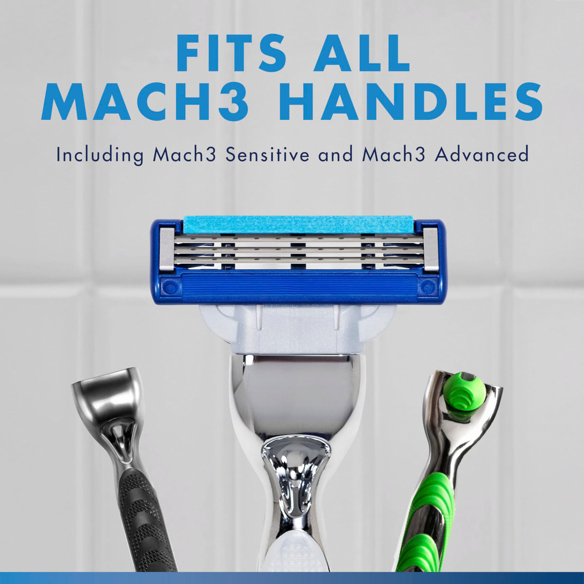 Close-up of Gillette Mach3 Turbo Razor Blade