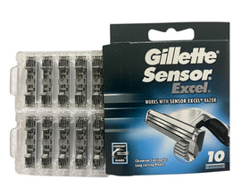 Close-up of Gillette Sensor Excel Razor Blade showing small shave head