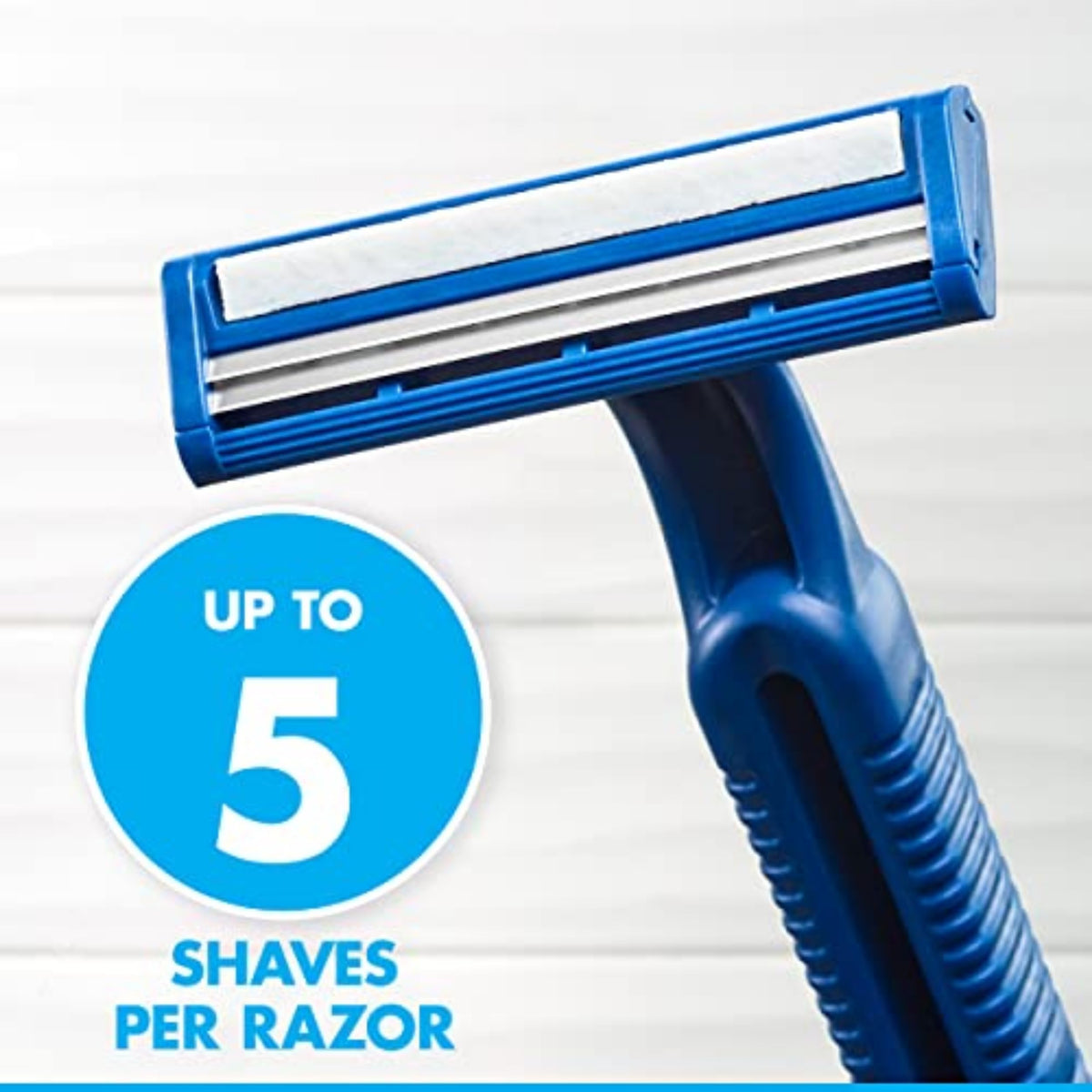 Close-up of Gillette Sensor2 razor with fixed head