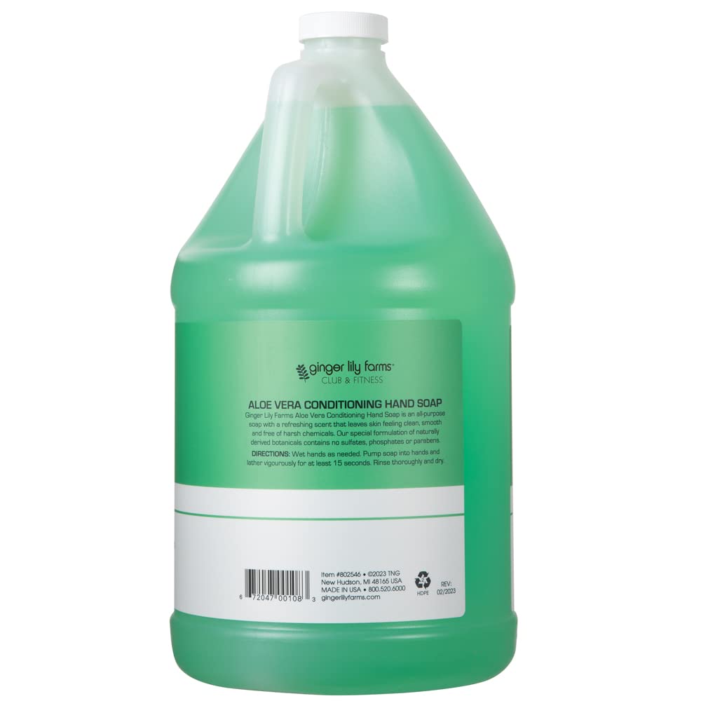 Close-up of Ginger Lily Farms Hand Soap pump top