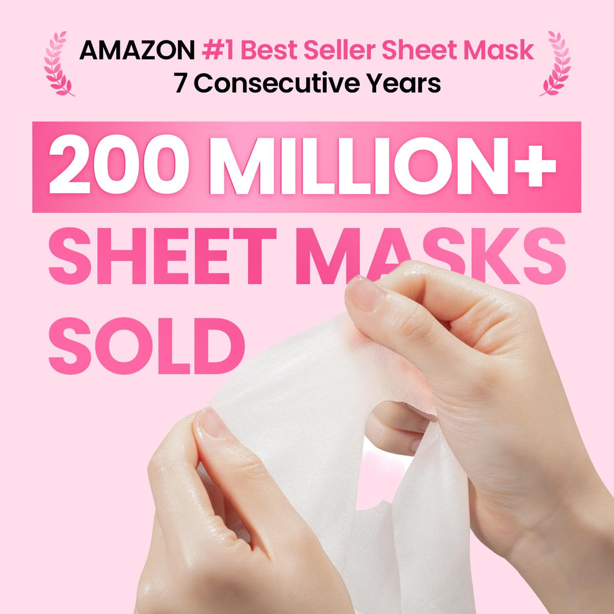 Close-up of GLAM UP Korean Facial Sheet Mask ingredients