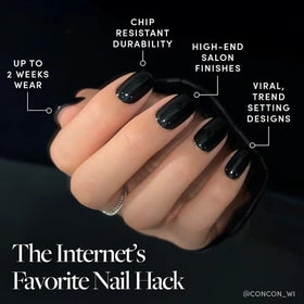 Close-up of Glamnetic Press On Nails showing glossy finish