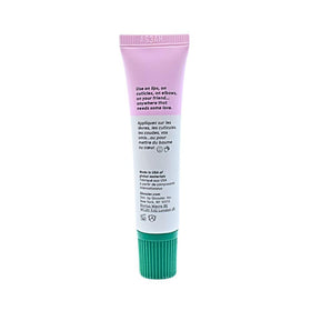 Close-up of Glossier Balm Dotcom showing texture