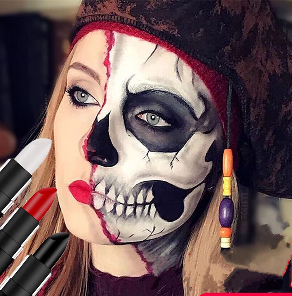 Close-up of Go Ho clown makeup cream stick black