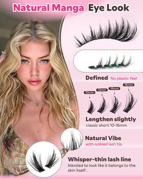 Close-up of Goddvenus lash clusters displaying fluffy texture