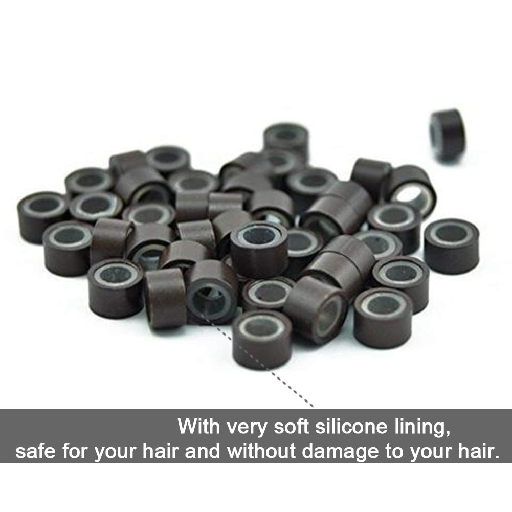 Close-up of GOTDYA silicone-lined micro rings