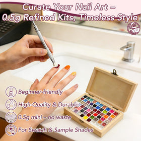 Close-up of GZIXBDA gel polish texture