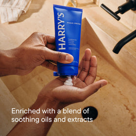 Close-up of Harry's Shaving Cream texture
