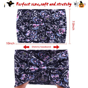 Close-up of HAUHC Halloween headband featuring a skull design