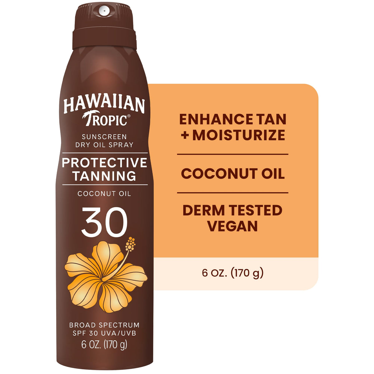 Close-up of Hawaiian Tropic tanning lotion texture