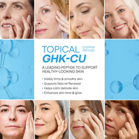 Close-up of HealthyDerm Copper Peptides GHK-Cu Blue Balm texture