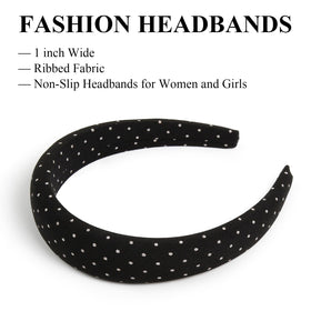 Close-up of Huachi headband showing ribbed fabric texture