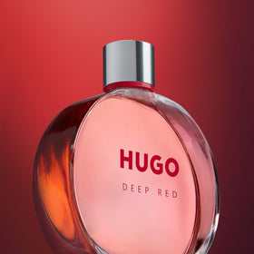 Close-up of Hugo Boss Deep Red Eau de Parfum bottle cap