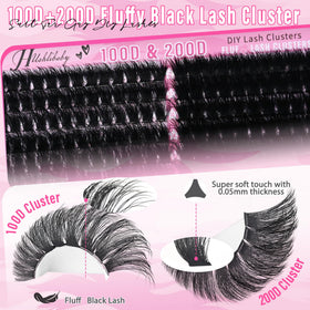 Close-up of Hushlibaby Lash Clusters cotton band