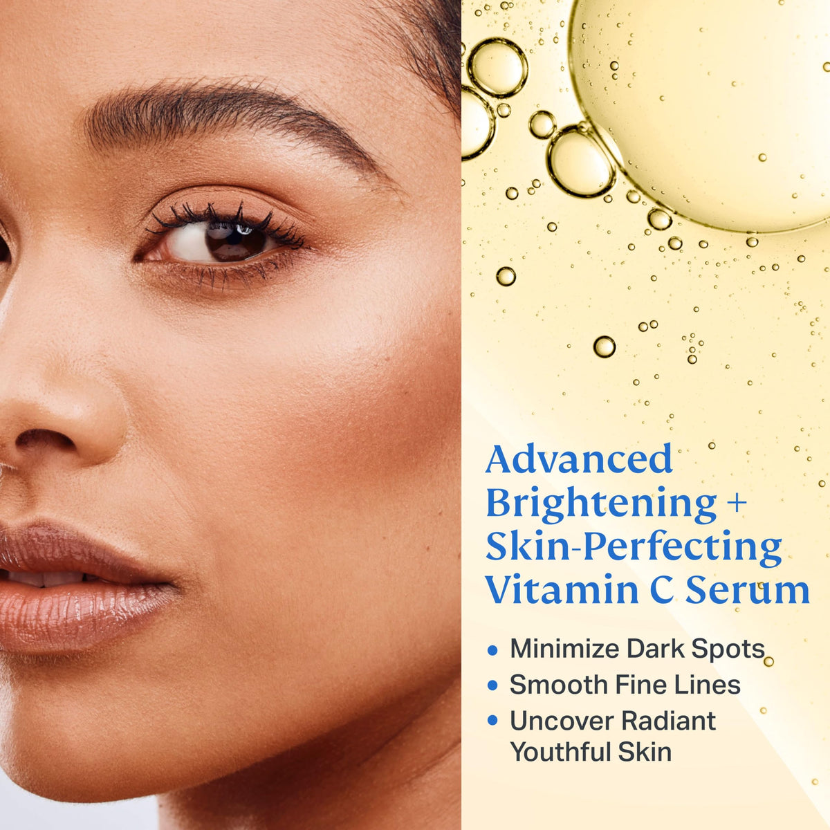 Close-up of HYDRONOVA Total Rewind Serum dropper