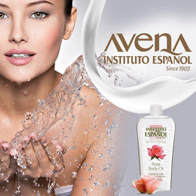 Close-up of Instituto Español Rosa Body Oil bottle cap