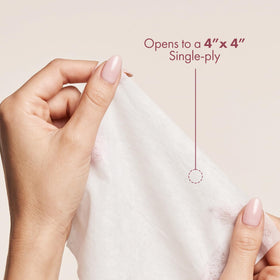 Close-up of Intrinsics Silken Wipes texture