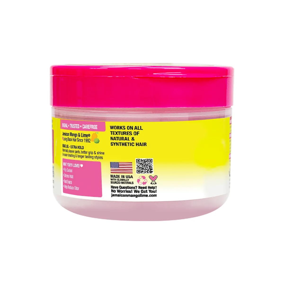 Close-up of Jamaican Mango & Lime Extra Hold Gel texture